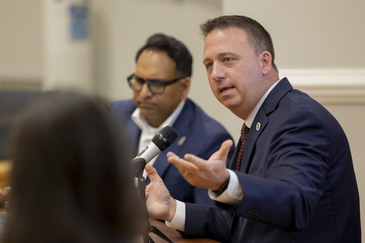 AI Day Event Photo with Jonathan Fozard and Saif Ishoof