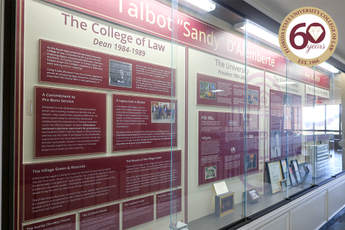 Photo of the D'Alemberte Memorial Wall