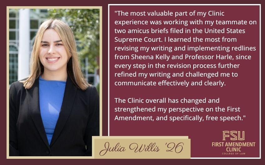 Julia Willis testimonial
