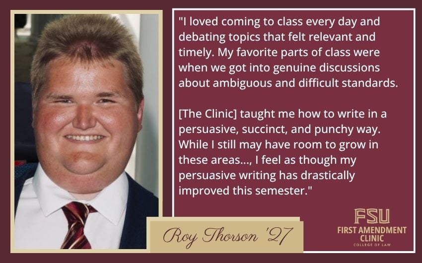 Roy Thorson testimonial