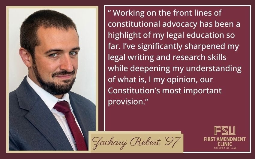 Zachary Rebert testimonial