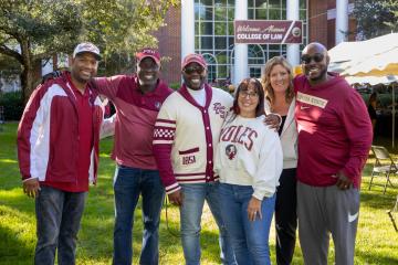A Picture of Posed Alumni at FSU Law Homecoming