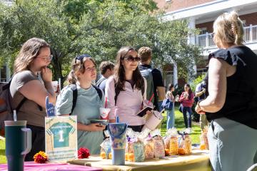 A Photo of FSU Law Students on the Green