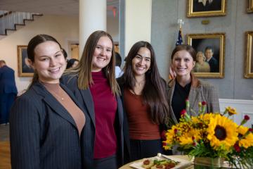 A Photo of FSU Law Students Posing at an Event