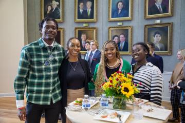 A Photo of FSU Law Students Posing at an Event