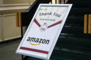 Sponsorship Sign for AI Day in the Capital Event