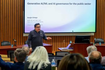 Morning Keynote with Segrio Ortega at AI Day in the Capital Event