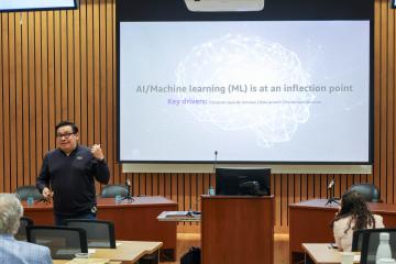 Morning Keynote with Segrio Ortega at AI Day in the Capital Event