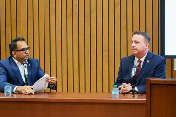 Saif Ishoof and Jonathan Fozard at AI Day in the Capital Event