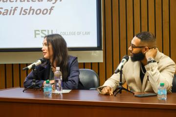Emily Cabrera and Ruben Harries at AI Day in the Capital Event