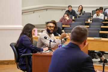 Emily Cabrera and Ruben Harris at AI Day in the Capital Event