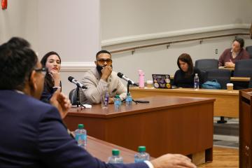 Emily Cabrera and Ruben Harris at AI Day in the Capital Event