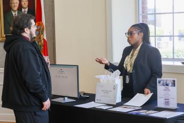 Student AI Demostration Displays at AI Day in the Capital Event