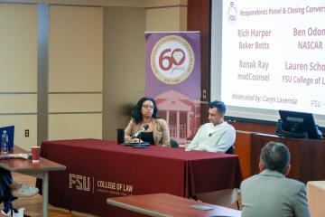 Ronak Ray and Lauren Scholz at AI Day in the Capital Event