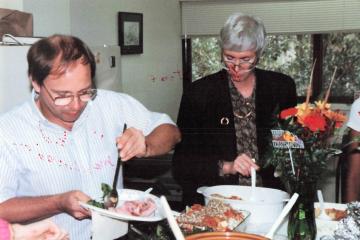 Research Center Event with Food