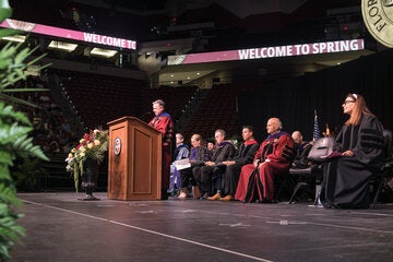 Speaker Photo at Spring 2026 Commencement