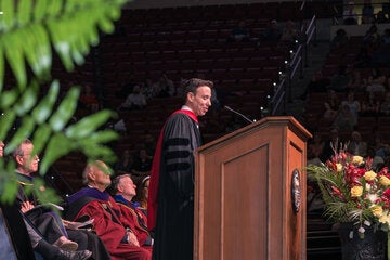 Speaker Photo at Spring 2026 Commencement