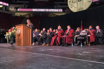 Speaker Photo at Spring 2026 Commencement