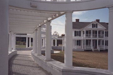 Finishing touches, gazebos, and walkways, March 1987