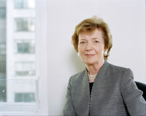 Former Ireland President Mary Robinson
