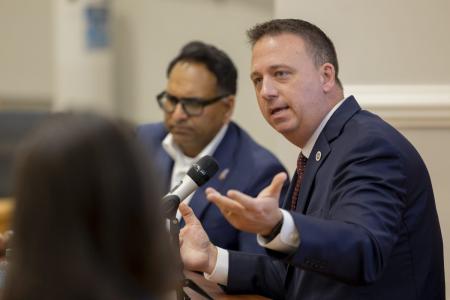 AI Day Event Photo with Jonathan Fozard and Saif Ishoof