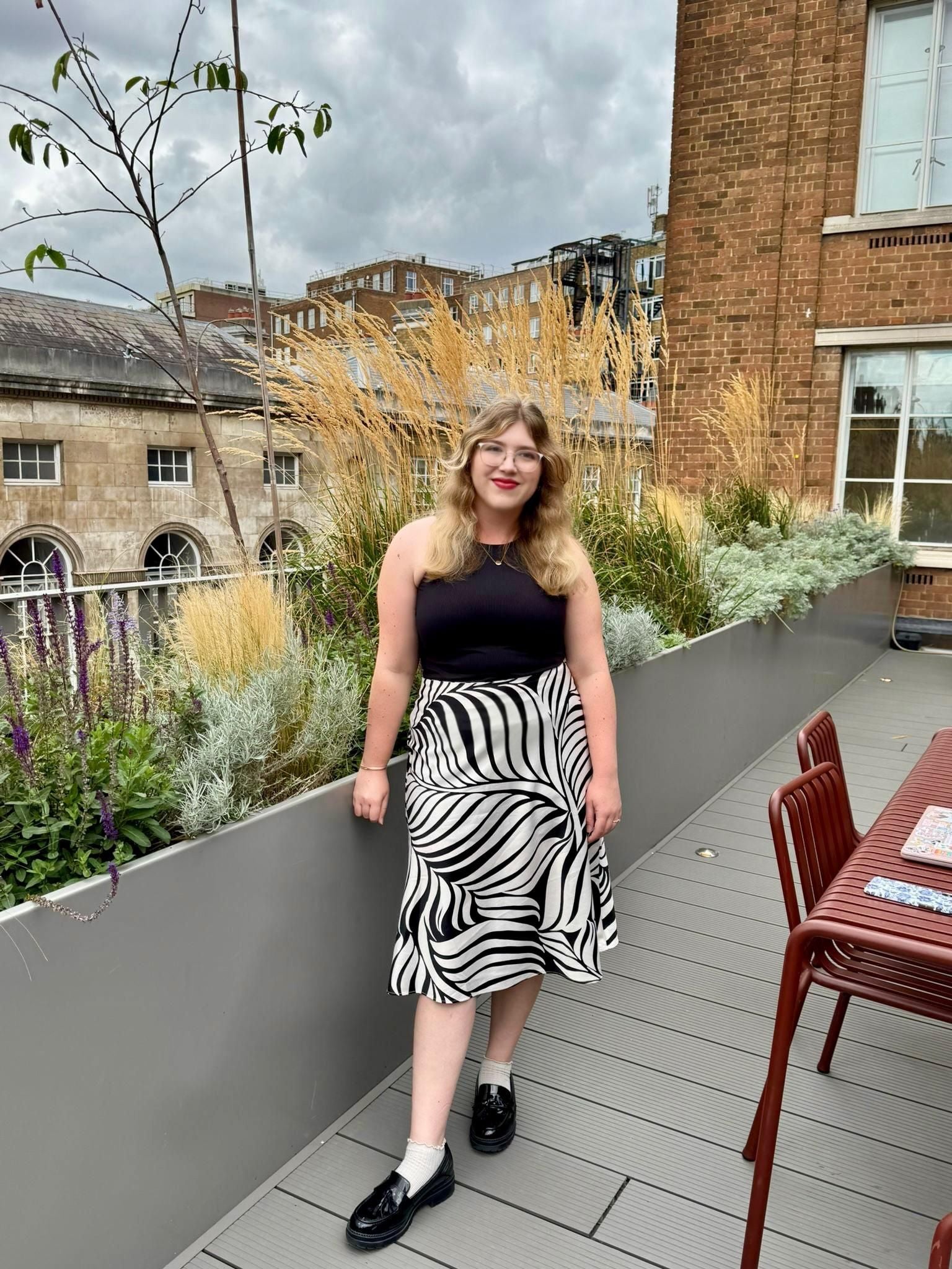 Jessica Featherston during her externship in London