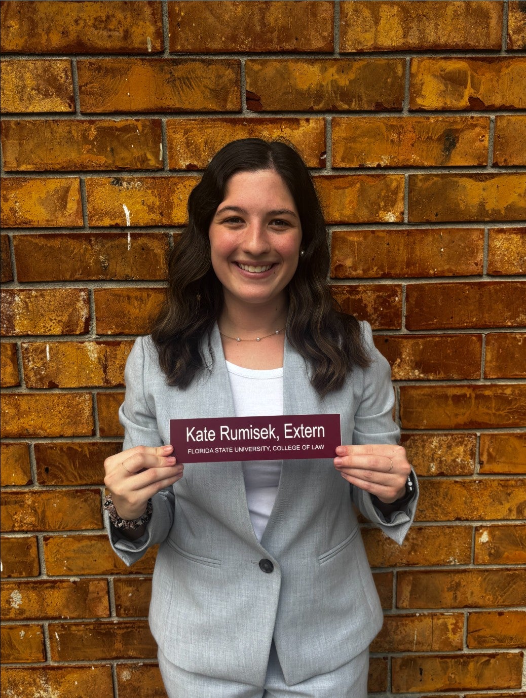 Kate Rumisek during her externship