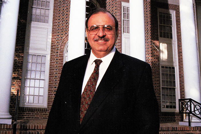 Terry Russell in front of The Florida Bar c/o The Florida Bar Journal