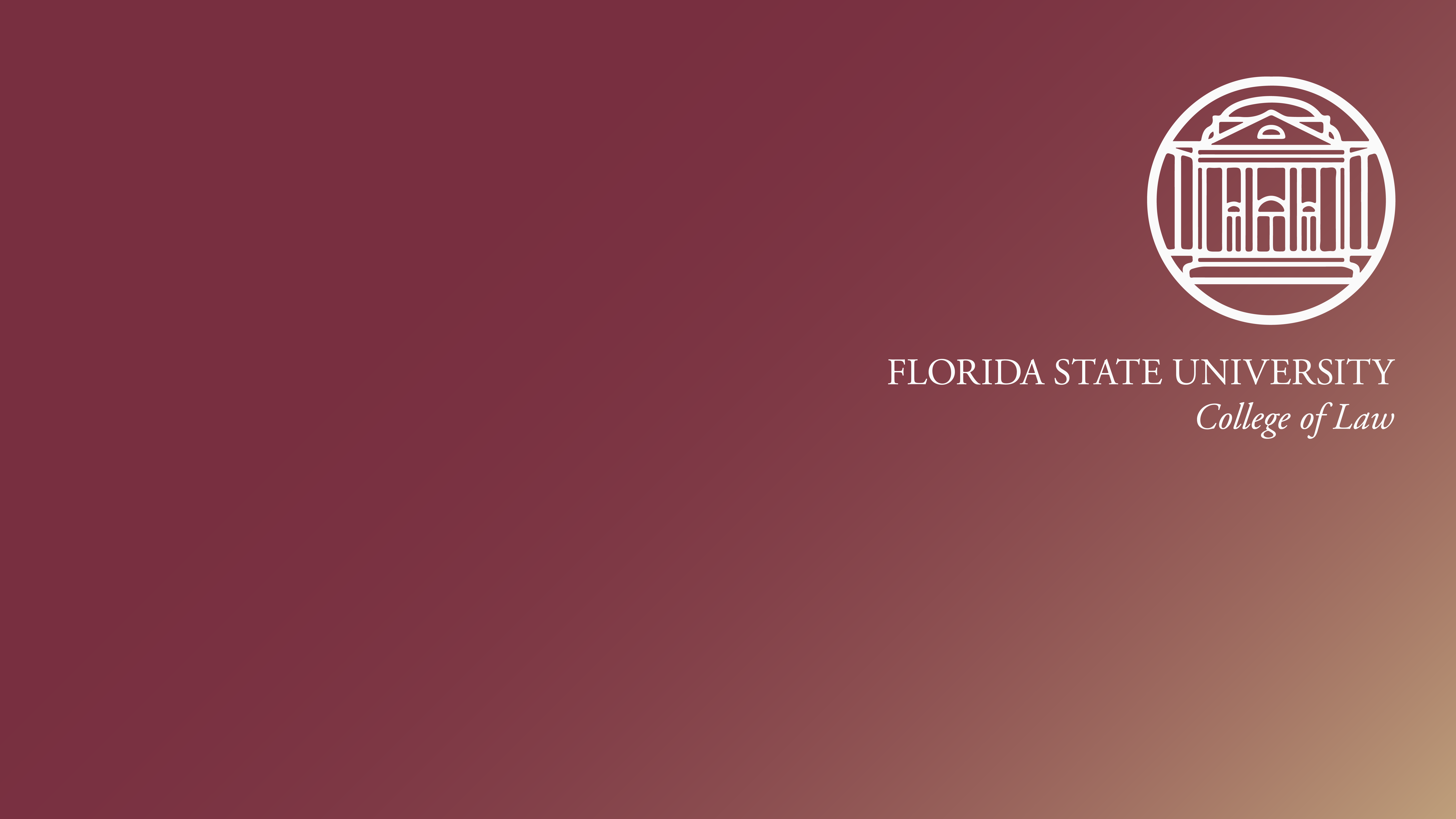 FSU Law Zoom Backgrounds | College of Law