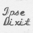 Ipse Dixit Logo